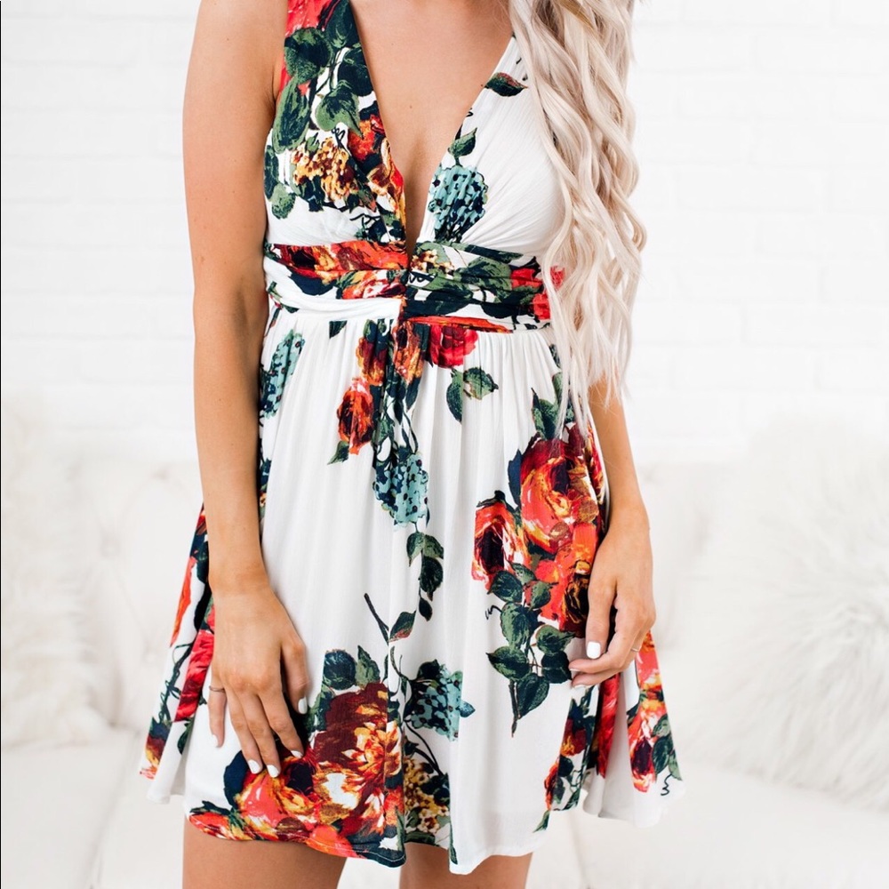Nana Macs Never Forget Floral Dress